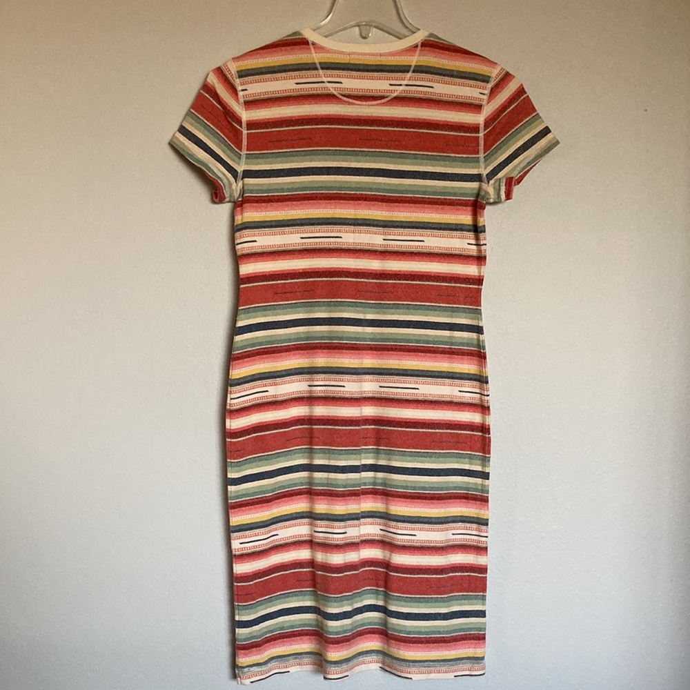 LRL, Lauren Jeans Company, M, striped dress, EUC - Picture 3 of 7